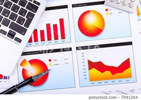 Graphs, charts, business table. Graphs, charts, business table. 7091264