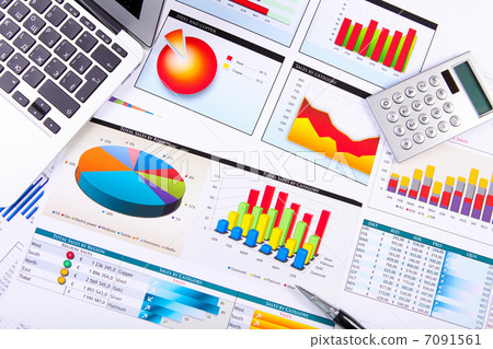 Graphs, charts, business table. Graphs, charts, business table. 7091561