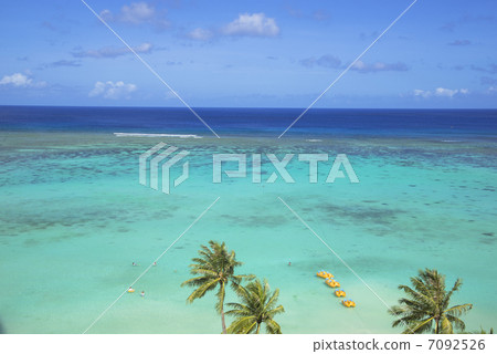 Sea and sky of Guam 7092526