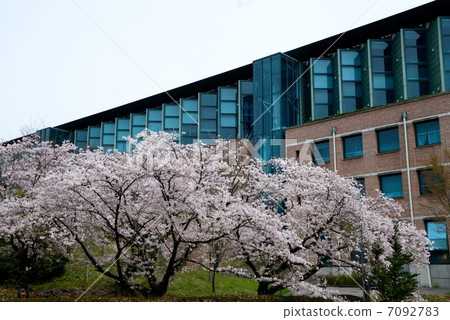 高知縣立高知技術大學等待新生的春天建築物 7092783