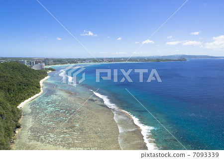 From the lover cape of Guam Island 7093339