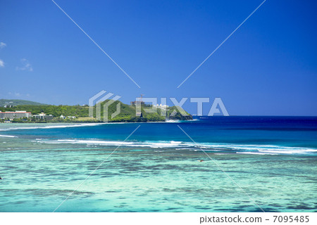 Tumon Beach on Guam 7095485