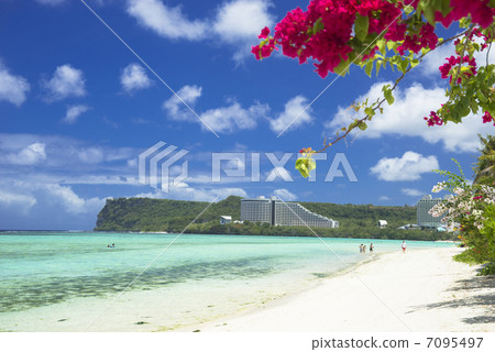 Tumon Beach on Guam 7095497