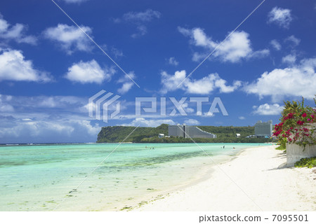 Tumon Beach on Guam 7095501
