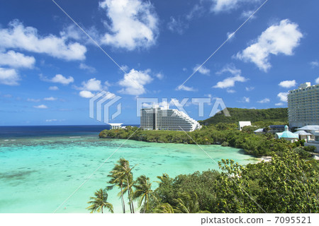 Tumon Beach on Guam 7095521