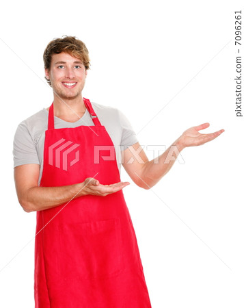 Small business shop owner showing 7096261