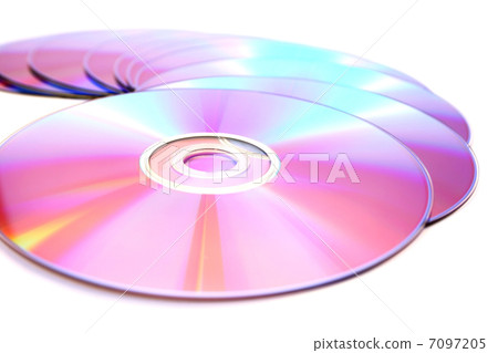 Dvds on white 7097205