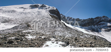 Panoramic view Col Collon (Aosta region, Italy) 7098443