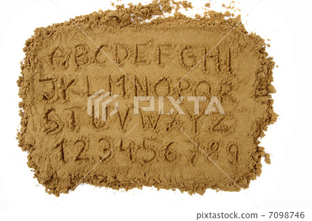 sand alphabet sand alphabet 7098746
