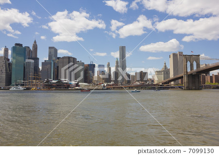 High-rise building group at the southern tip of New York 7099130