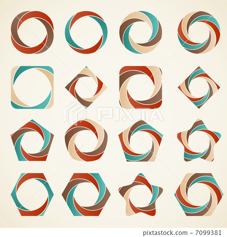 Abstract design elements, Abstract design elements, 7099381