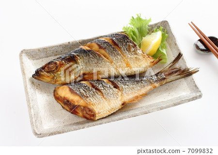 Herring salted with salt Herring salted with salt 7099832