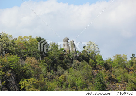 新鮮的綠色Yaya Xi羽田的後院的風景 7100792