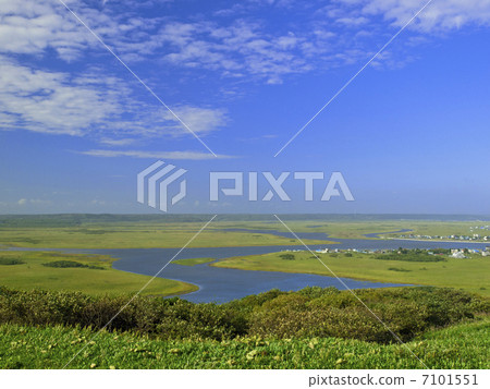 Kiritappu moor seen from the Biwase Observatory 7101551