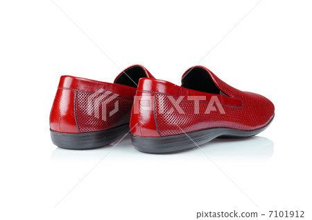 Fashion concept with male shoes on white Fashion concept with male shoes on white 7101912