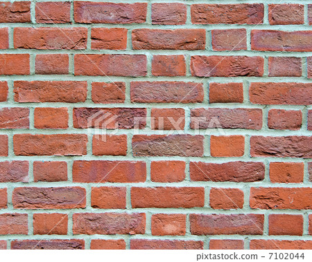 Brick wall background with red bricks 7102044