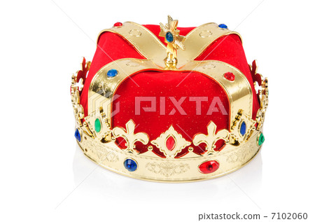 King crown isolated on white 7102060