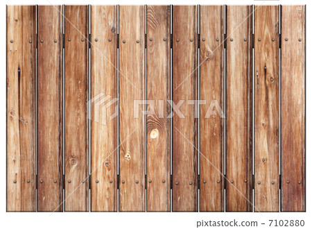 old wooden fence isolated on white old wooden fence isolated on white 7102880