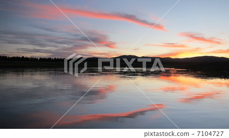 Evening view of the Henry's Folk River No.2 Evening view of the Henry's Folk River No.2 7104727