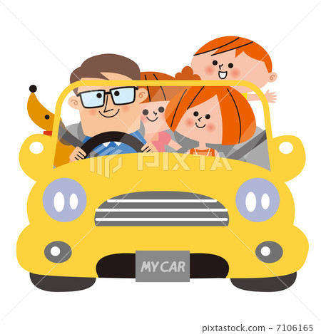 與家人一起開車 7106165
