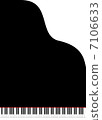 Piano keyboard 1 7106633