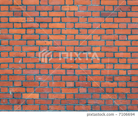 Brick wall background with red bricks 7106694