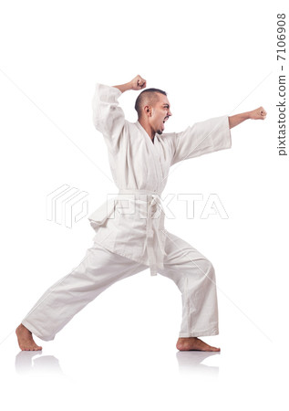 Karate martial arts fighter 7106908