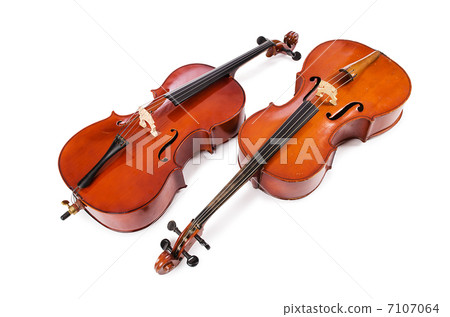A group of instruments isolated on white 7107064