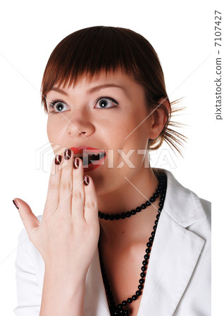 charming brunette business woman charming brunette business woman 7107427