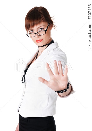 charming brunette business woman charming brunette business woman 7107428