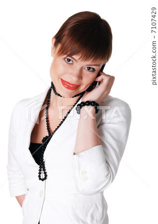 charming brunette business woman charming brunette business woman 7107429