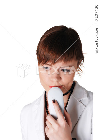 charming brunette business woman charming brunette business woman 7107430