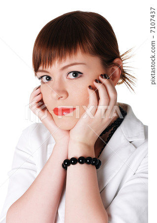 charming brunette business woman 7107437