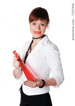 charming brunette business woman charming brunette business woman 7107440