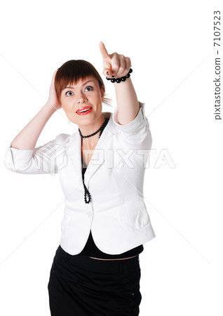 charming brunette business woman charming brunette business woman 7107523