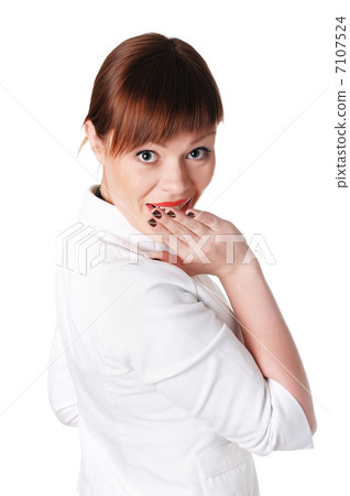 charming brunette business woman 7107524
