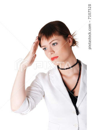 charming brunette business woman charming brunette business woman 7107528