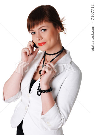 charming brunette business woman 7107712
