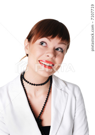 charming brunette business woman charming brunette business woman 7107719
