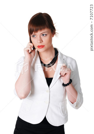 charming brunette business woman charming brunette business woman 7107723