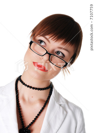 charming brunette business woman 7107759
