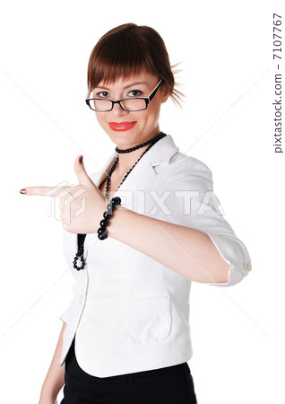 charming brunette business woman charming brunette business woman 7107767