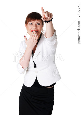 charming brunette business woman charming brunette business woman 7107769