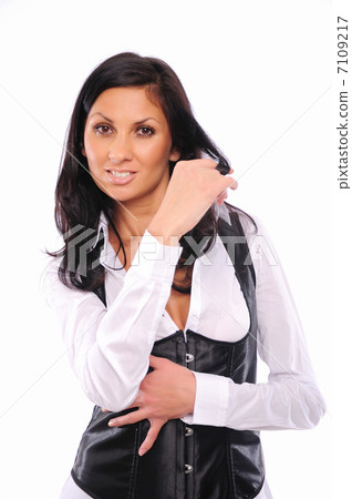 Portrait of a charming young girl Portrait of a charming young girl 7109217