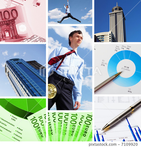 Financial and business charts and graphs 7109920