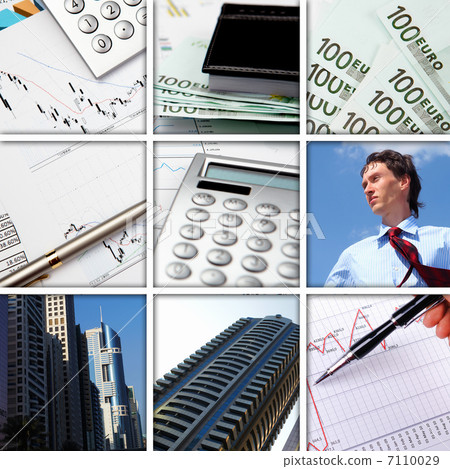 Financial and business charts and graphs Financial and business charts and graphs 7110029