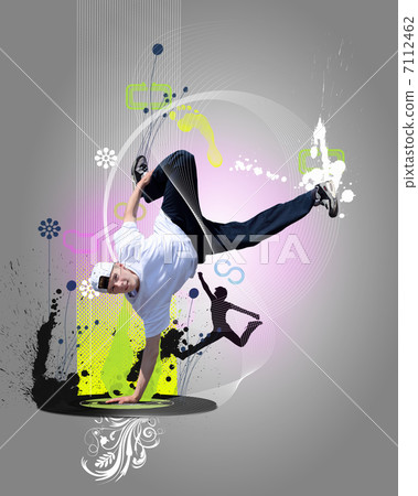 Street dancer in a white shirt Street dancer in a white shirt 7112462