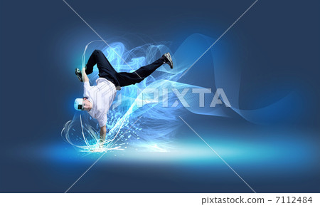 Street dancer in a white shirt Street dancer in a white shirt 7112484