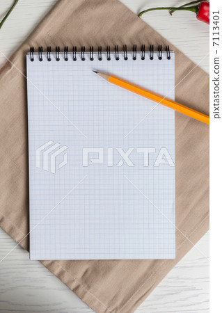 template for recipie note or shopping list 7113401