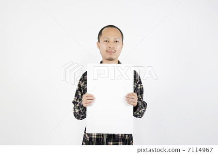 A man with a board A man with a board 7114967